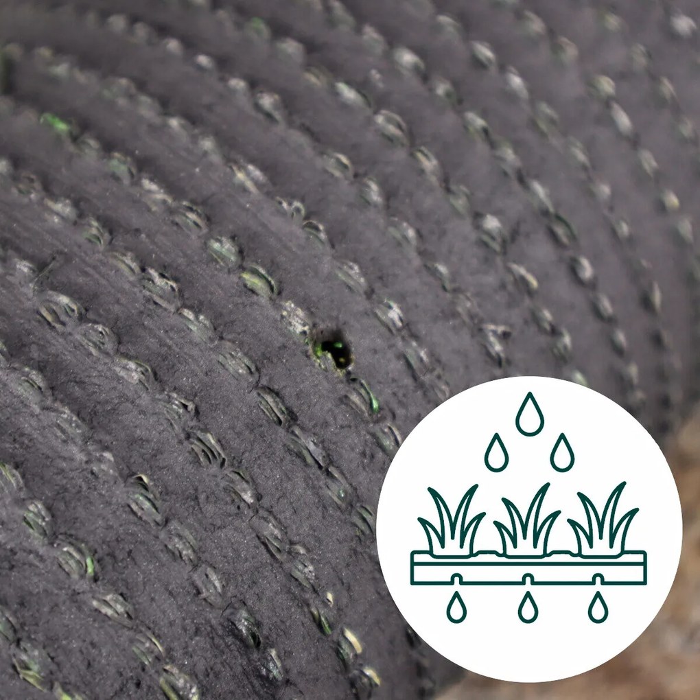 Artificial grass specialists, Umelá tráva Princess, vyrezať kruh, šíře 4m, zelená