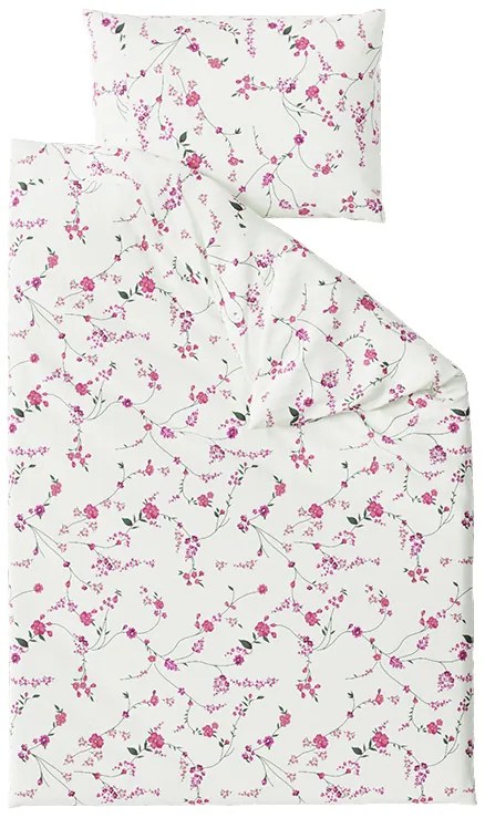 Krepové obliečky FLORAL CREAM krémové Rozmer obliečky: 70 x 90 cm | 140 x 200 cm