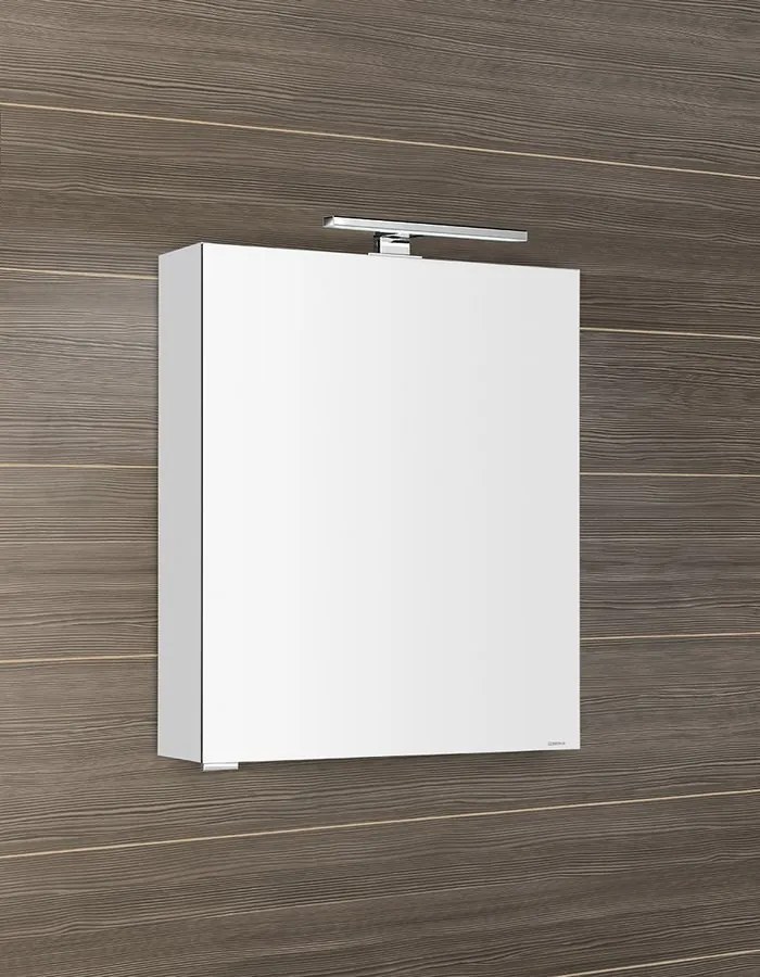 Sapho Sapho, MIRRÓ galérka s LED osvetlením, 60x70x16cm, ľavá/pravá, biela, MC060-0030