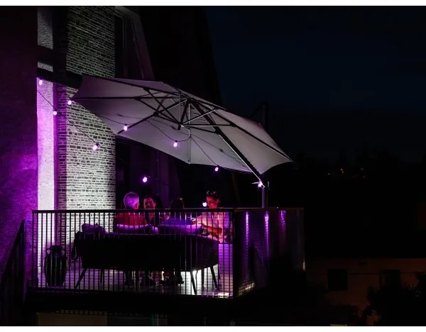 Immax NEO 07900L -LED RGB+CCT Stm. reťaz 15xLED/1W/230V 15m Wi-Fi Tuya IP65+DO