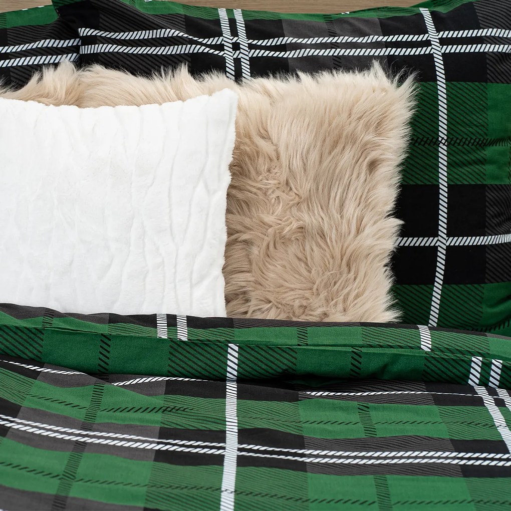 4Home Bavlnené obliečky Green Classic, 140 x 200 cm, 70 x 90 cm