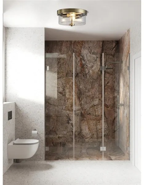 Searchlight 61321-6SB - Stropné svietidlo EMPIRE 6xE14/60W/230V IP44