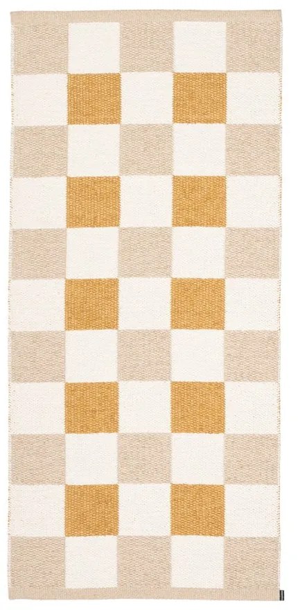 Okrovožlto-béžový vnútorný a vonkajší behúň 70x160 cm Pix Vanilla Ochre – Pappelina