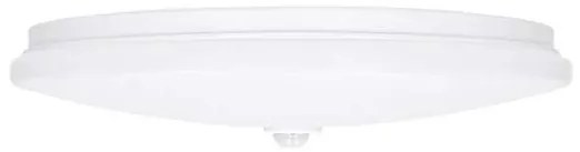 Solight LED stropné svietidlo PLAIN s PIR senzorom, 18W, 1260lm, 3000K, okrúhle, 33cm
