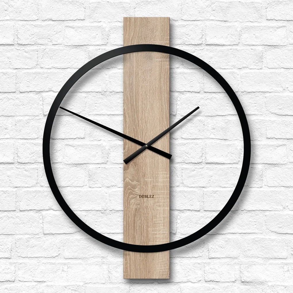 DUBLEZ | Minimalistické nástenné hodiny - Circle Line
