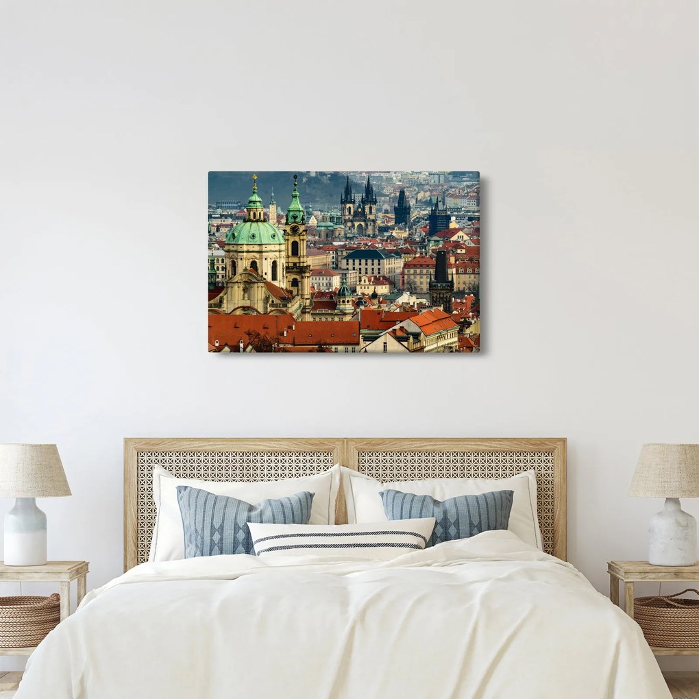 Obraz - Panorama Prahy (90x60 cm)