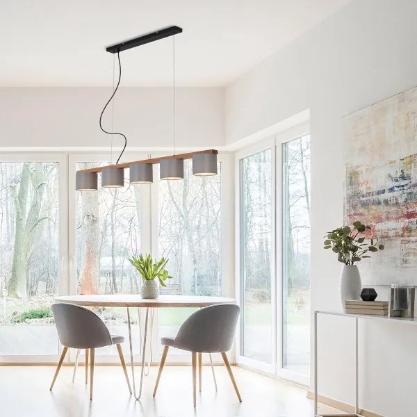 Briloner 4075-054 - Závesný luster RHON na lankách 5xE14/25W/230V