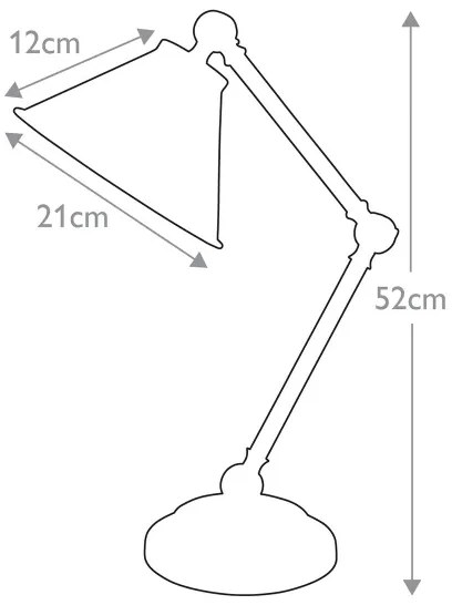 Elstead PV-ELEMENT-WPN - Stolná lampa PROVENCE ELEMENT 1xE27/60W/230V biela