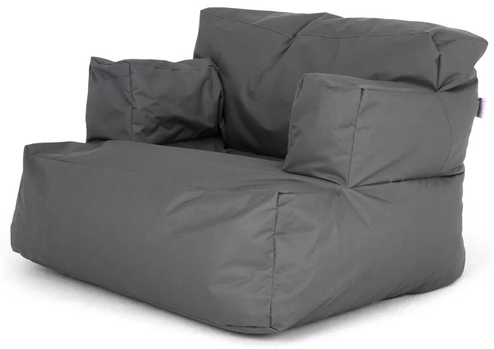 Sedací vak ve tvaru křesla Relax šedý