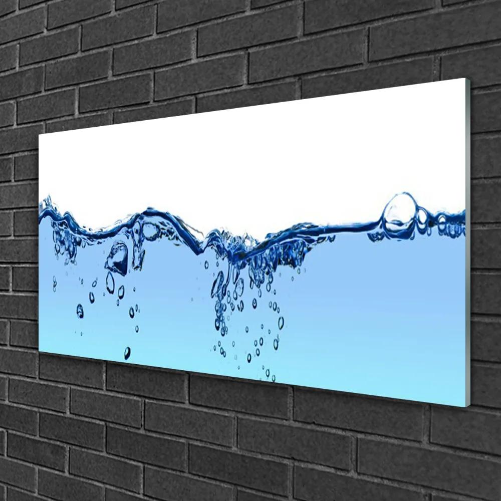 Skleneny obraz Voda umenie 100x50 cm