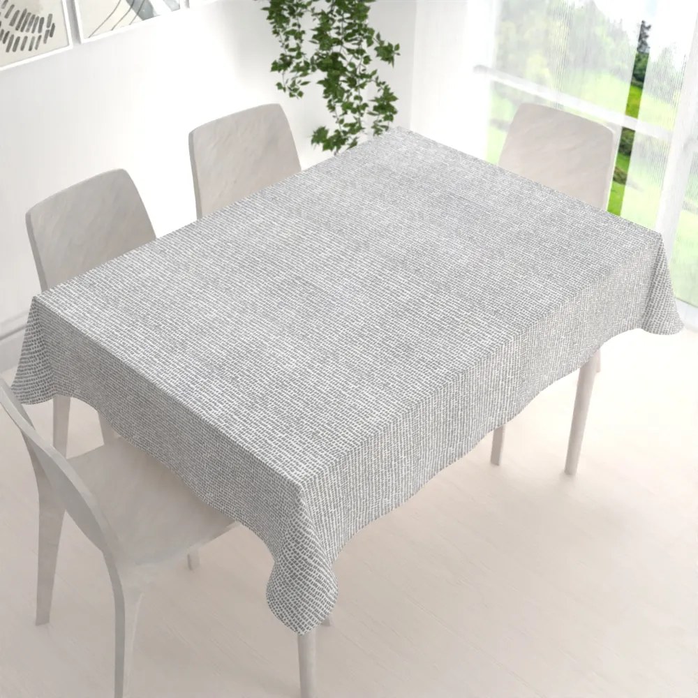 Biante Bavlnený obdĺžnikový obrus Sandra SA-061 Nepravidelné tvary na bielom 60x100 cm