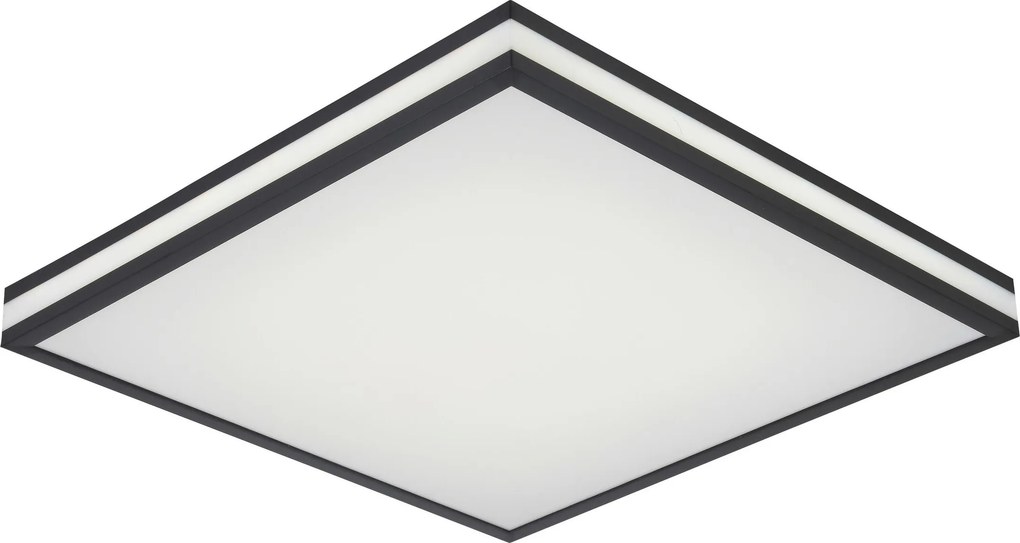 XXXLutz STROPNÉ LED SVIETIDLO, 45/45/7,5 cm Novel - Interiérové svietidlá - 008227133301