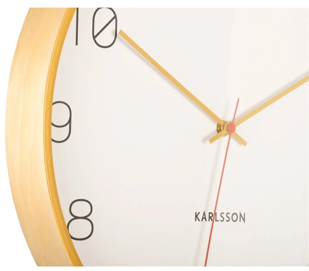 Karlsson 5926YE dizajnové nástenné hodiny 40 cm