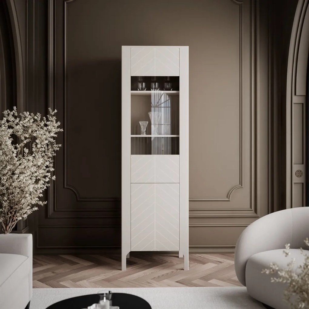 PRESKLENÁ VITRÍNA SALOME KAŠMÍR 60 cm