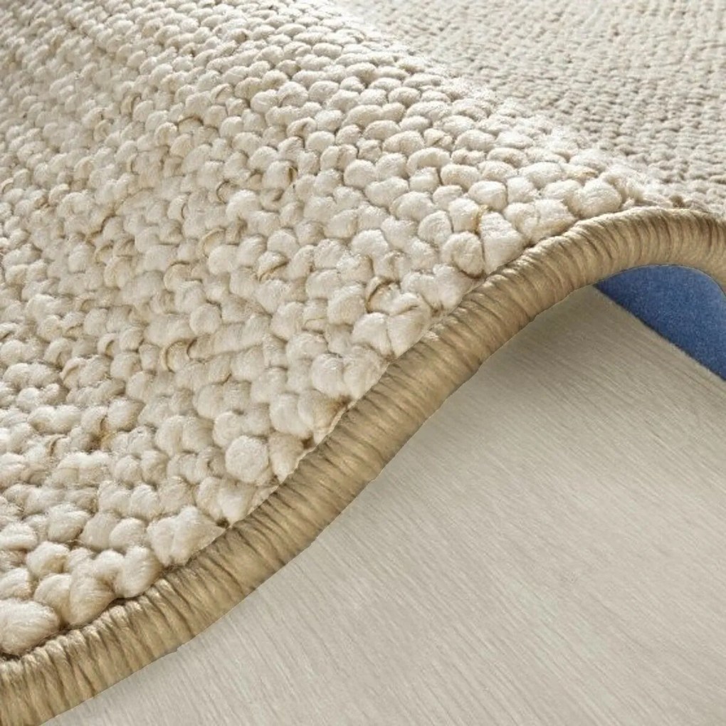 AKCIA: 60x280 cm Metrážny koberec Wolly 610 sv. béžová, šíře, béžová, filc, obývacia izba, Balta