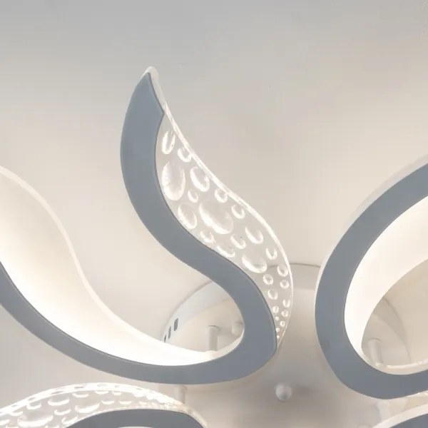 Brilagi - LED Stmievateľný prisadený luster TWIST LED/65W/230V 3000-6500K biela + DO