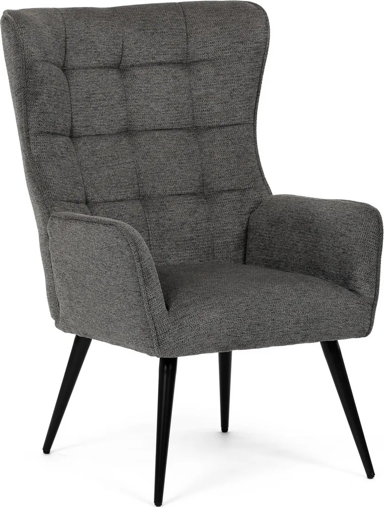 Relaxačné kreslo 315 GREY2, tmavosivá