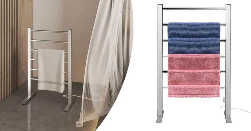 Mriežkový elektrický sušiak uterákov