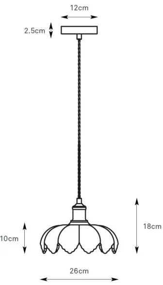 Markslöjd 108858 - Luster na lanku KURAGE 1xE27/40W/230V mosadz/dymová béžová