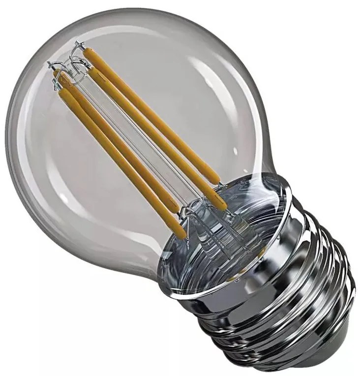 EMOS LED žiarovka Filament Mini Globe 3,4 W E27 neutrálna biela