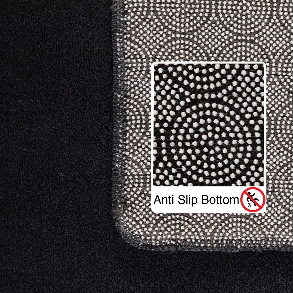 Ayyildiz, Kusový koberec Sky 5400 Black, 160x230, čierna, obývacia izba