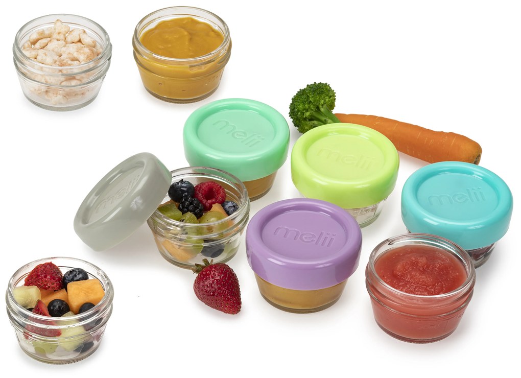 Sklenené dózičky na potraviny 59 ml - 6 ks