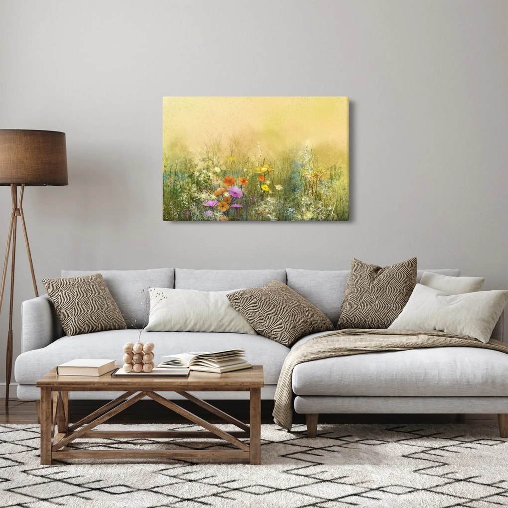 Obraz - Maľovaná lúka (90x60 cm)
