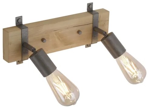 Leuchten Direkt 13472-79 - Nástenné bodové svietidlo SLAT 2xE27/40W/230V