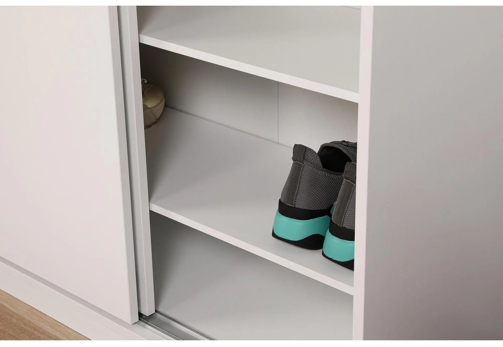 Botník (skrinka na topánky) Butoti 7 (biela). Akcia -18%. Vlastná spoľahlivá doprava až k Vám domov. 1094676