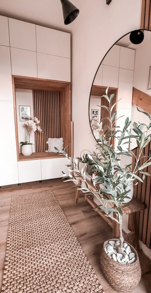 AKCIA: 60x150 cm Kusový koberec Chunky Jute Sol Natural, hnedá, chodba / predsieň, Flair Rugs