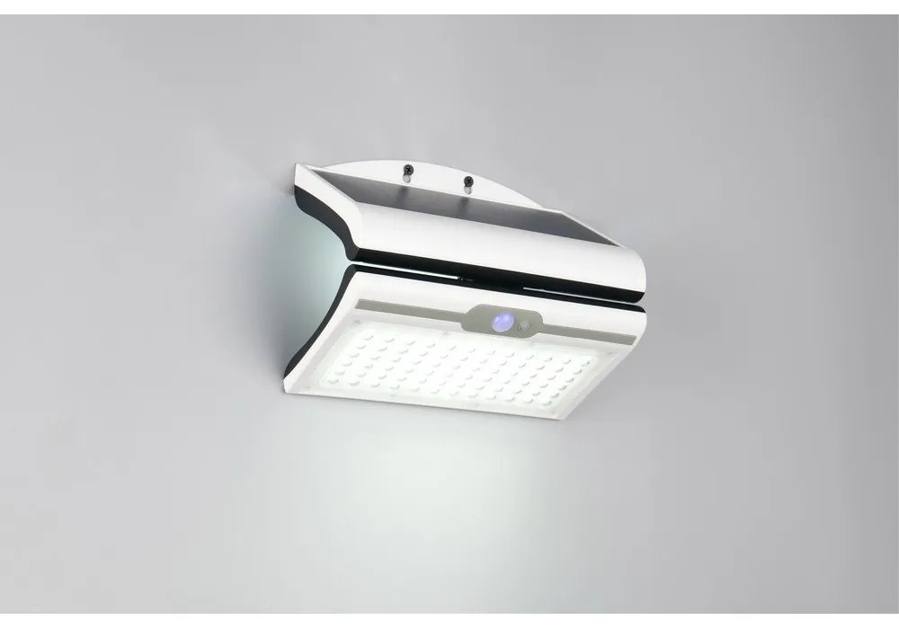 LED nástenné solárne vonkajšie svietidlo (výška 18,5 cm) Macapa – Reality