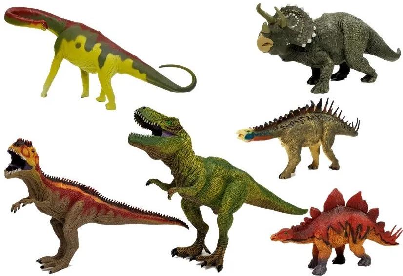 LEAN TOYS Veľká sada dinosaurov 6ks Stegosaurus a ďalšie
