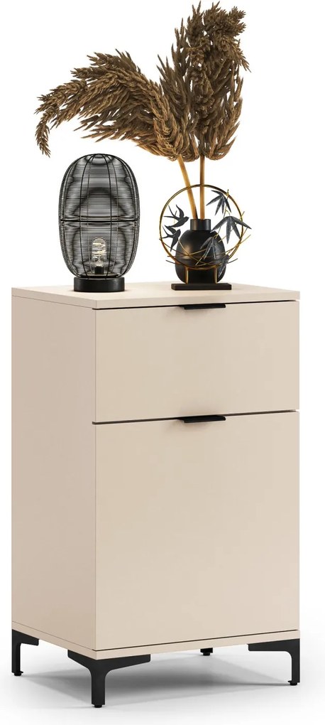 Komoda LANA 01 béžový - STOJACA KOMODA SO ZÁSUVKOU