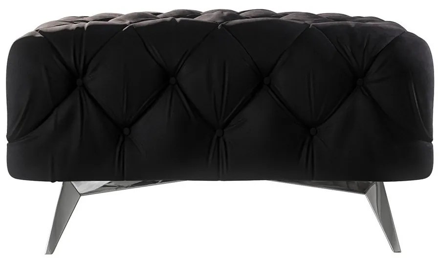 Čierna zamatová podnožka Chelsea – Ropez