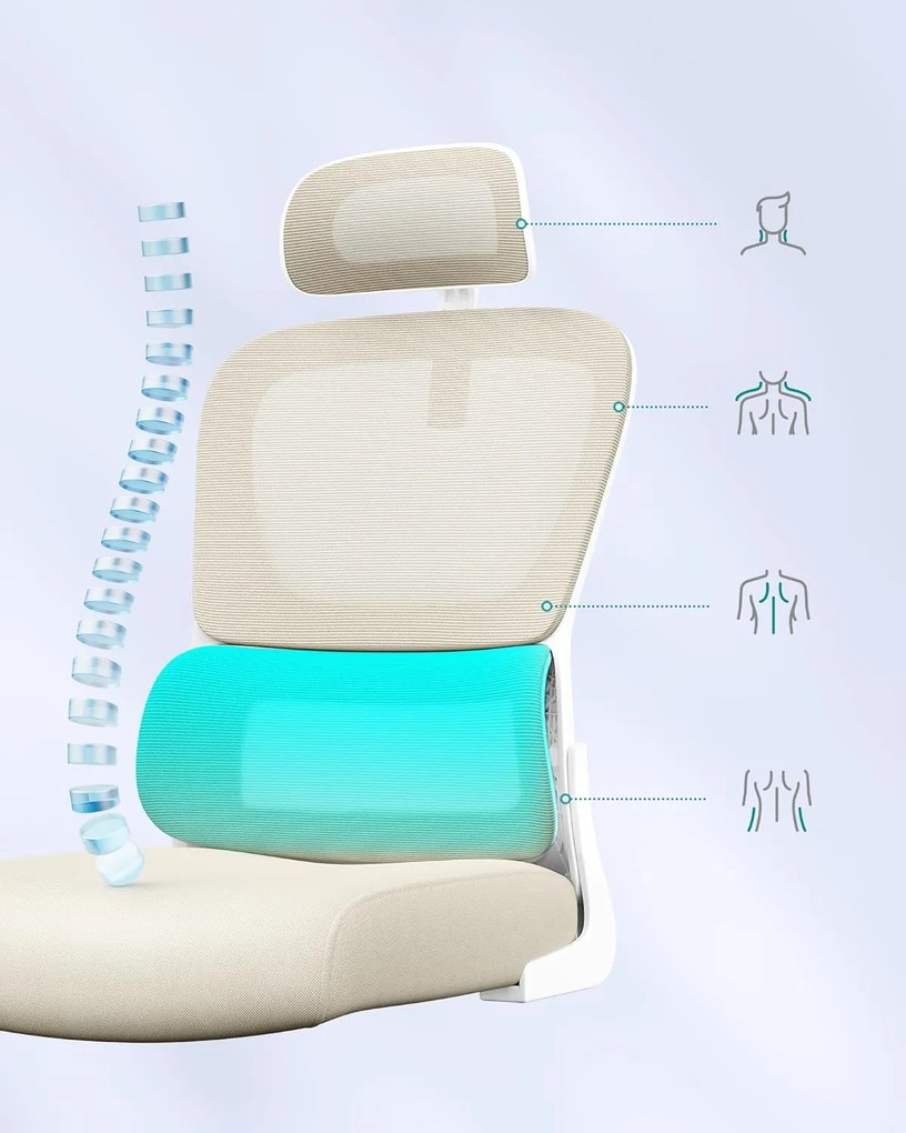 Kancelářská židle Rawcore béžová