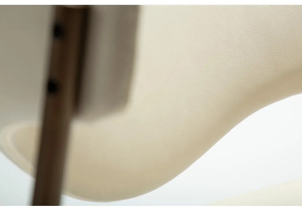 Slonovinová jedálenská stolička z imitácie kože Zone – DAN-FORM Denmark