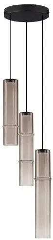 Dizajnový luster Sano 3 Smoky