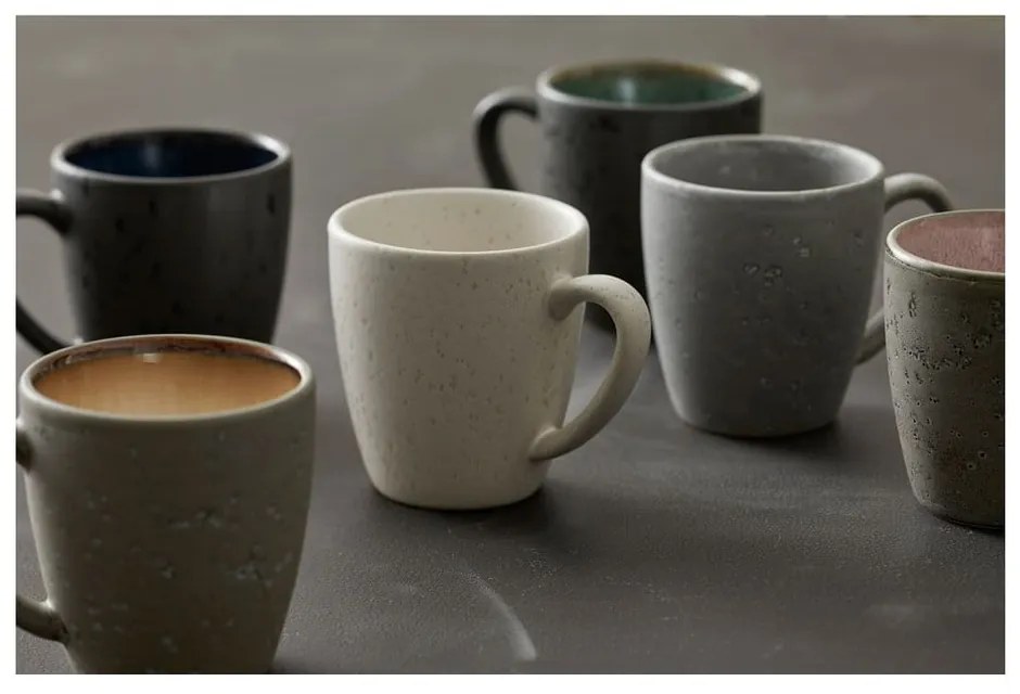 Ružový/sivý keramický hrnček 190 ml Gastro Mensa – Bitz