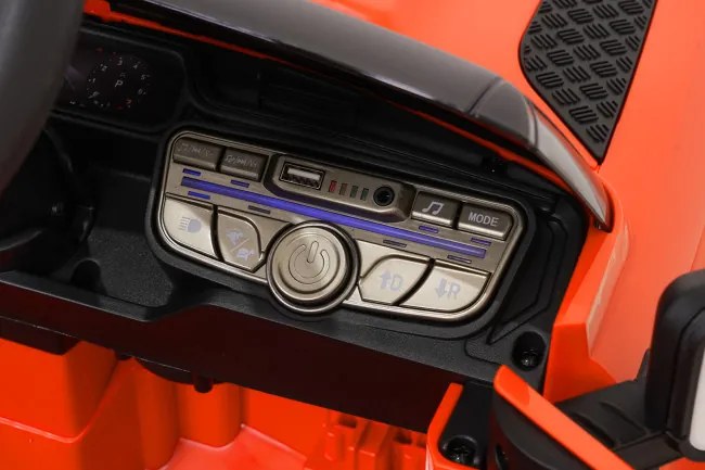 Elektrické autíčko Land Rover Defender oranžové