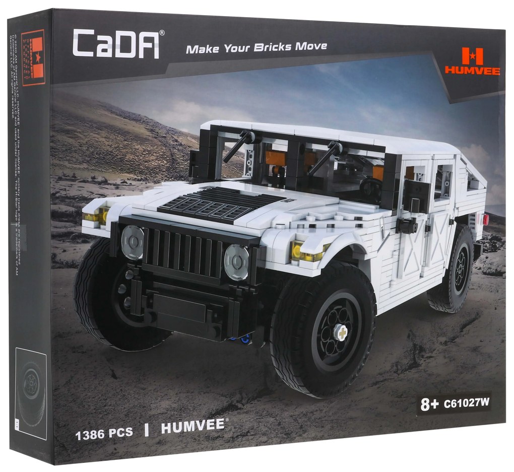 Stavebnica auto CaDA 1386 el. Humvee