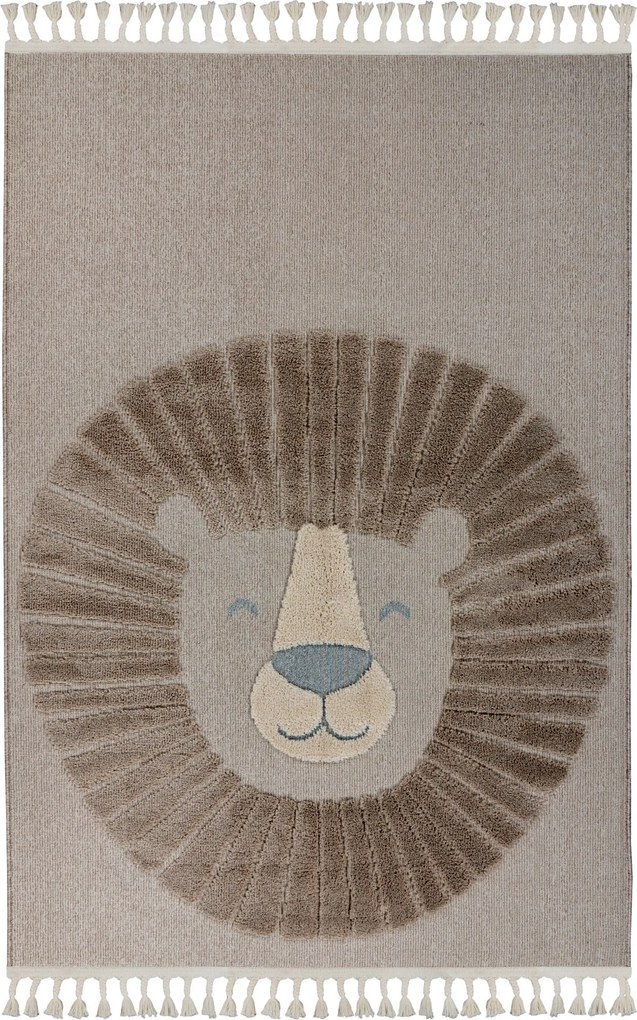 Obsession, Detský kusový koberec My Fano 399 Lion, 160x230, šedá, detská izba
