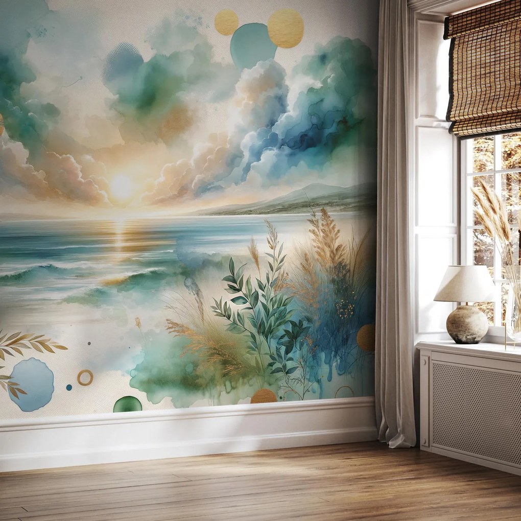 Fototapeta - Elegantná abstrakcia mora (147x102 cm)