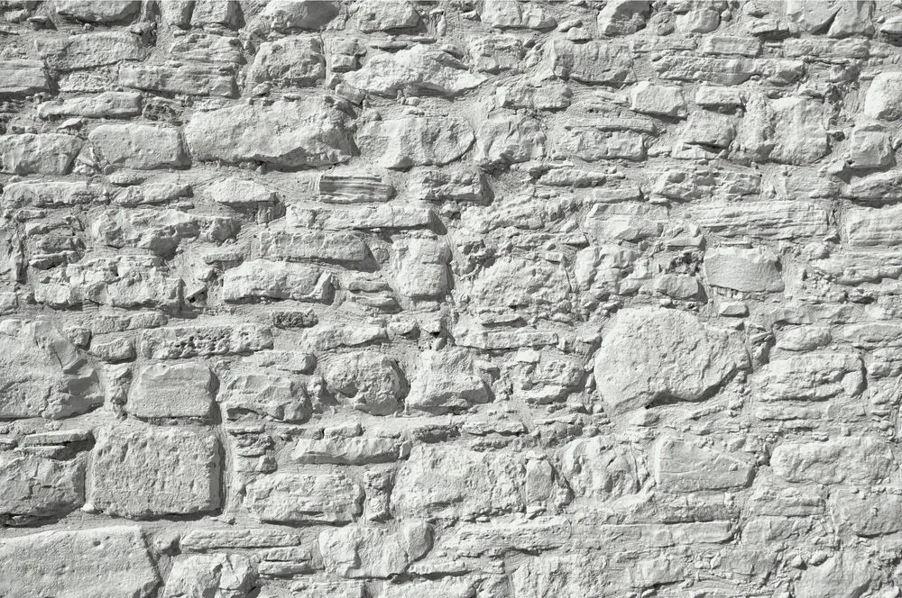 Samolepiaca fototapeta šedá stena z kameňa - 225x150