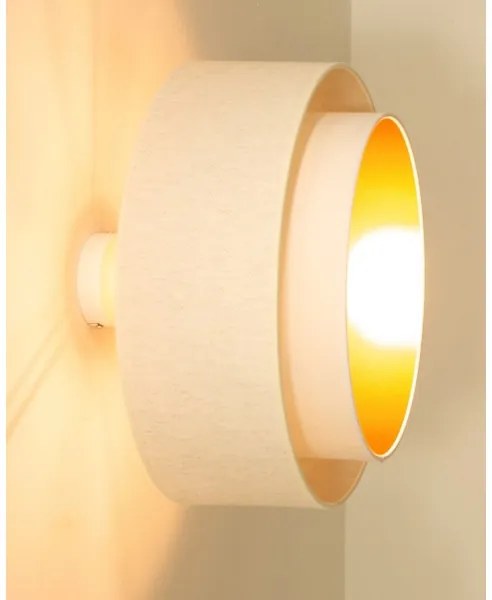 Prisadený luster NATIA 1xE27/60W/230V biela