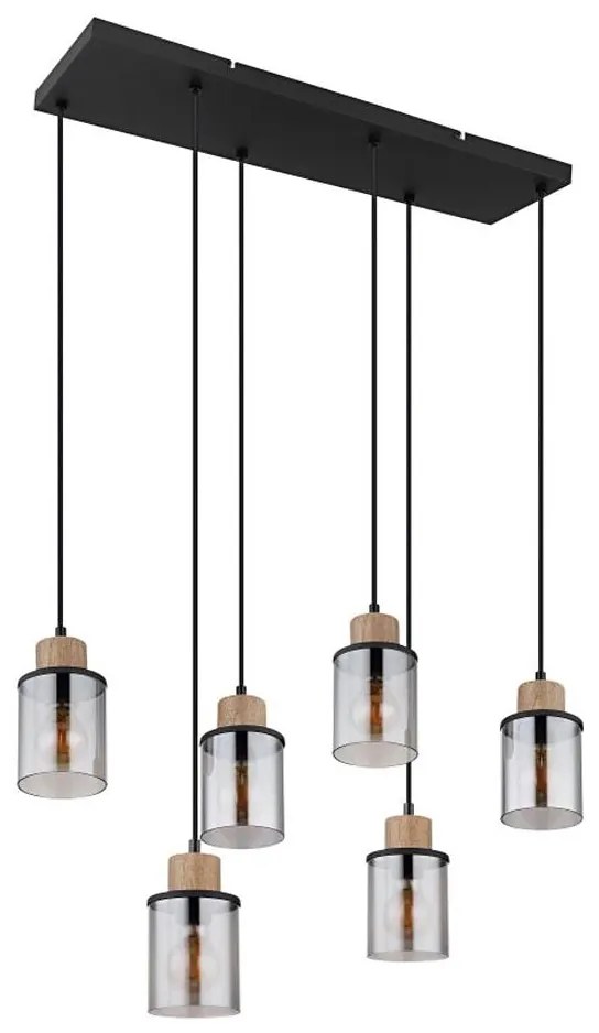 Globo 15707-6H - Luster na lanku REID 6xE27/15W/230V