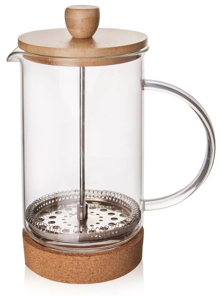 Orion French Press kafetier CORK 1 L