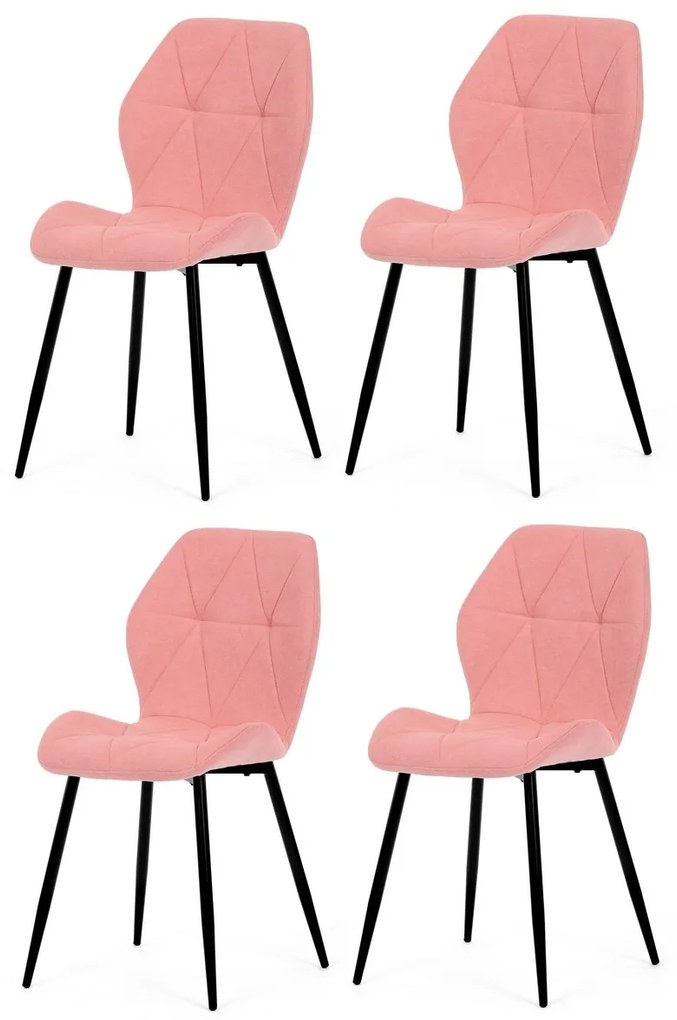 Sada jedálenských stoličiek CT-285 PINK2, 4 ks