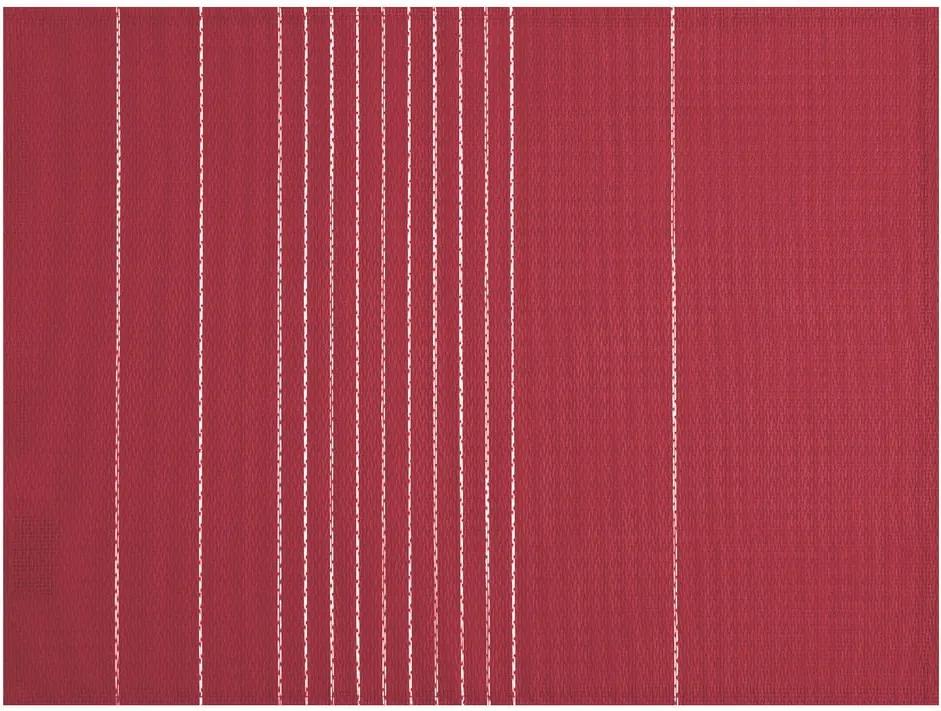 Vínovočervené prestieranie Tiseco Home Studio Stripe, 45 × 33 cm