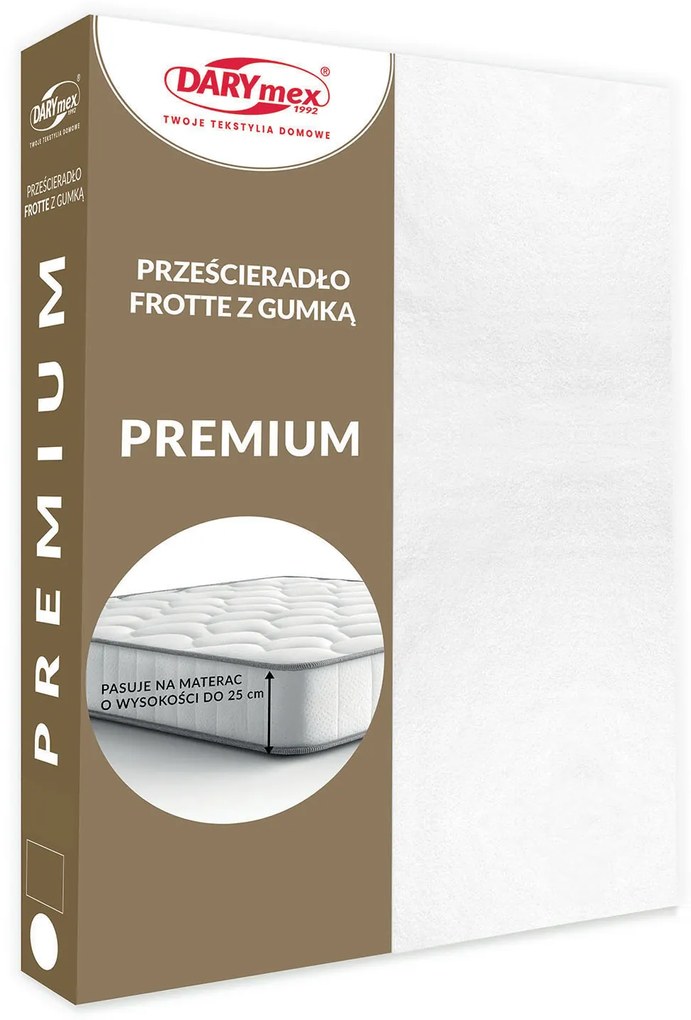 FROTÉ PRESTIERADLO PREMIUM 90X200 CM BIELE