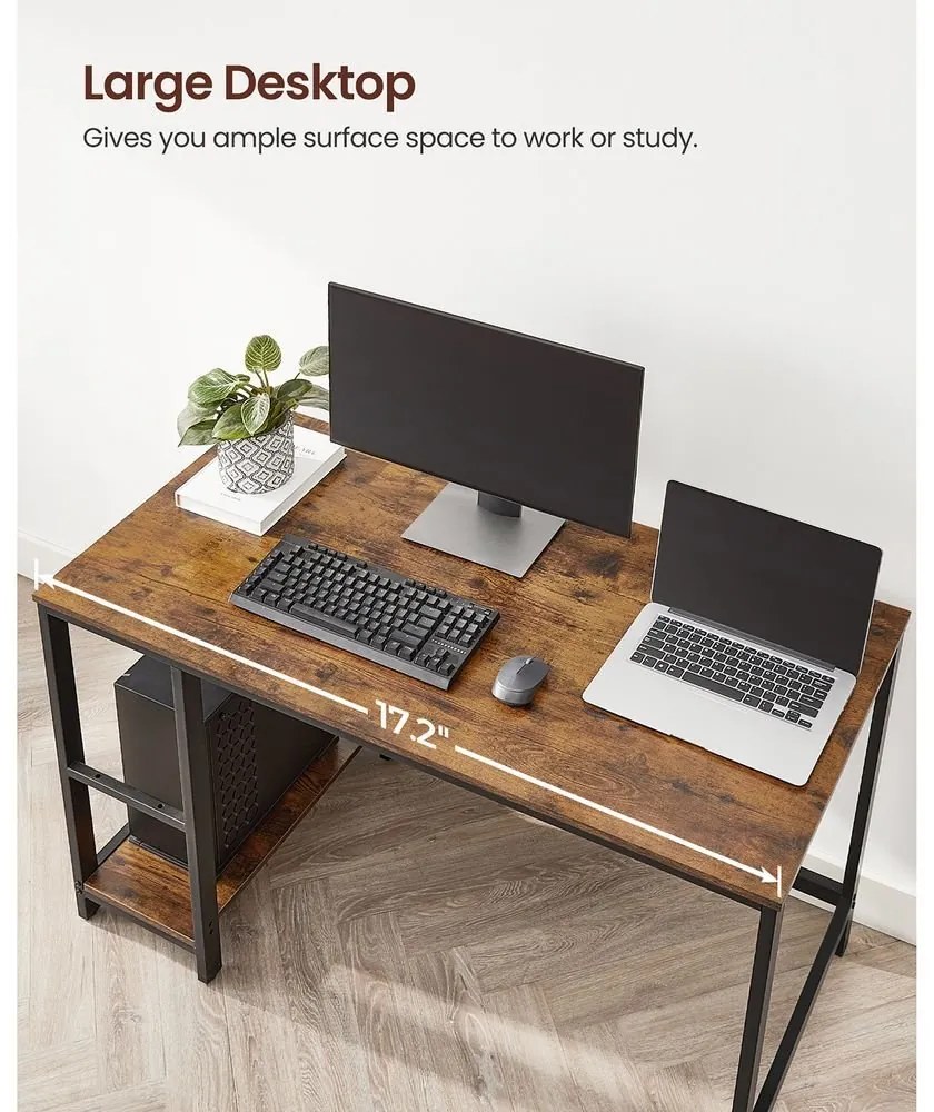 Kancelársky stôl VASAGLE LWD47X